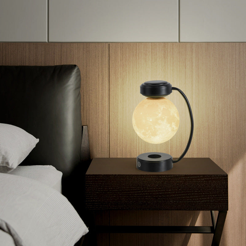 3D Floating Moon Lamp – Magnetic Levitating LED Night Light