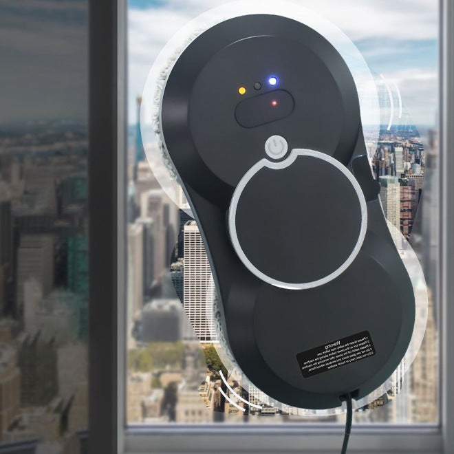 Smart Window Cleaning Robot – Automatic Glass Cleaner with Spray Function