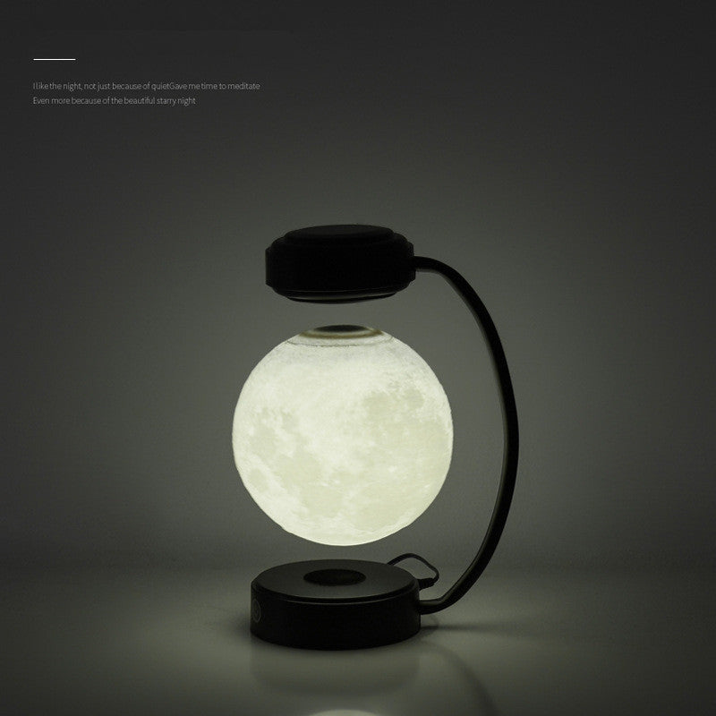 3D Floating Moon Lamp – Magnetic Levitating LED Night Light