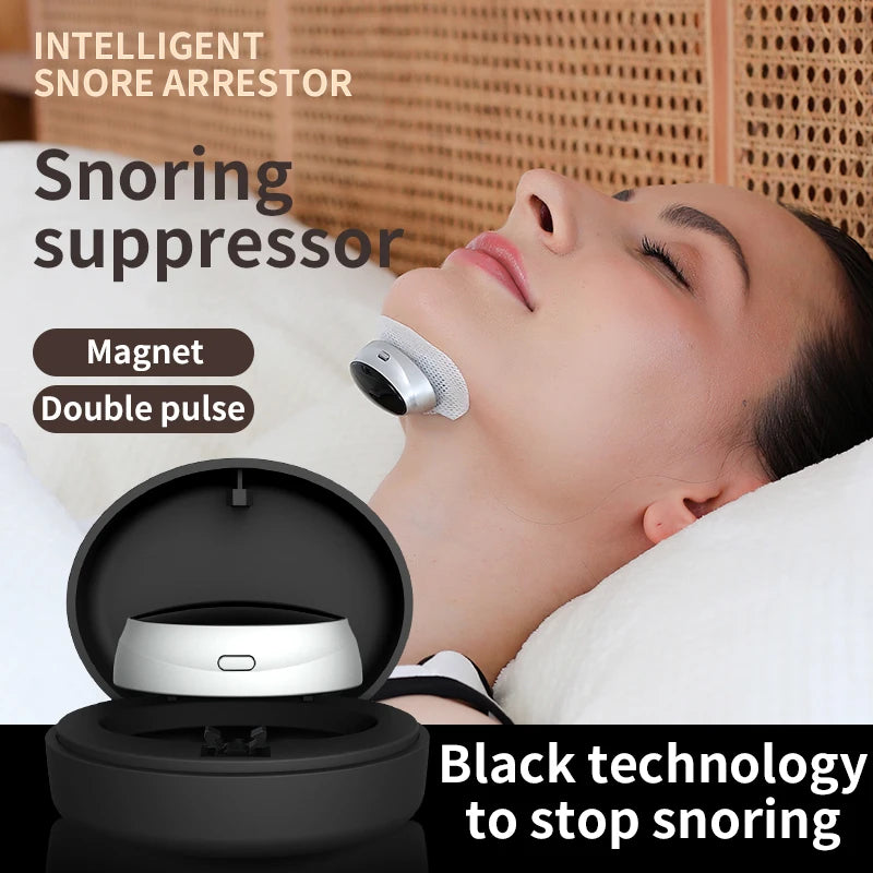 Smart Anti-Snoring Device – Dual Pulse Sleep Aid for Better Breathing
