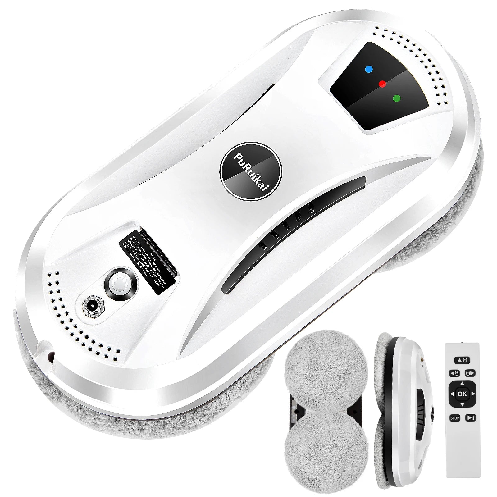 PuRuiKai Ultra Thin Smart Window Cleaning Robot – Automatic Glass Cleaner with Remote Control