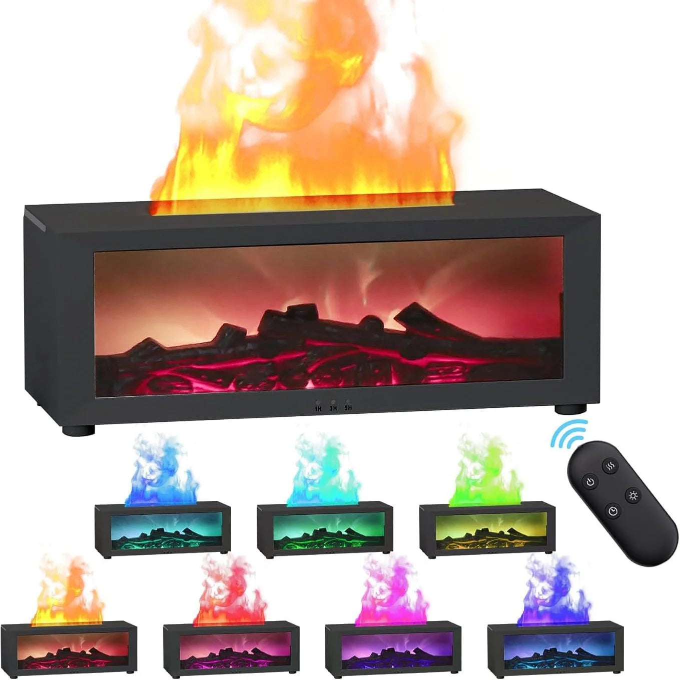 Flame Aroma Diffuser – Relaxing LED Humidifier with Remote Control creative atmosphere aromatherapy machine