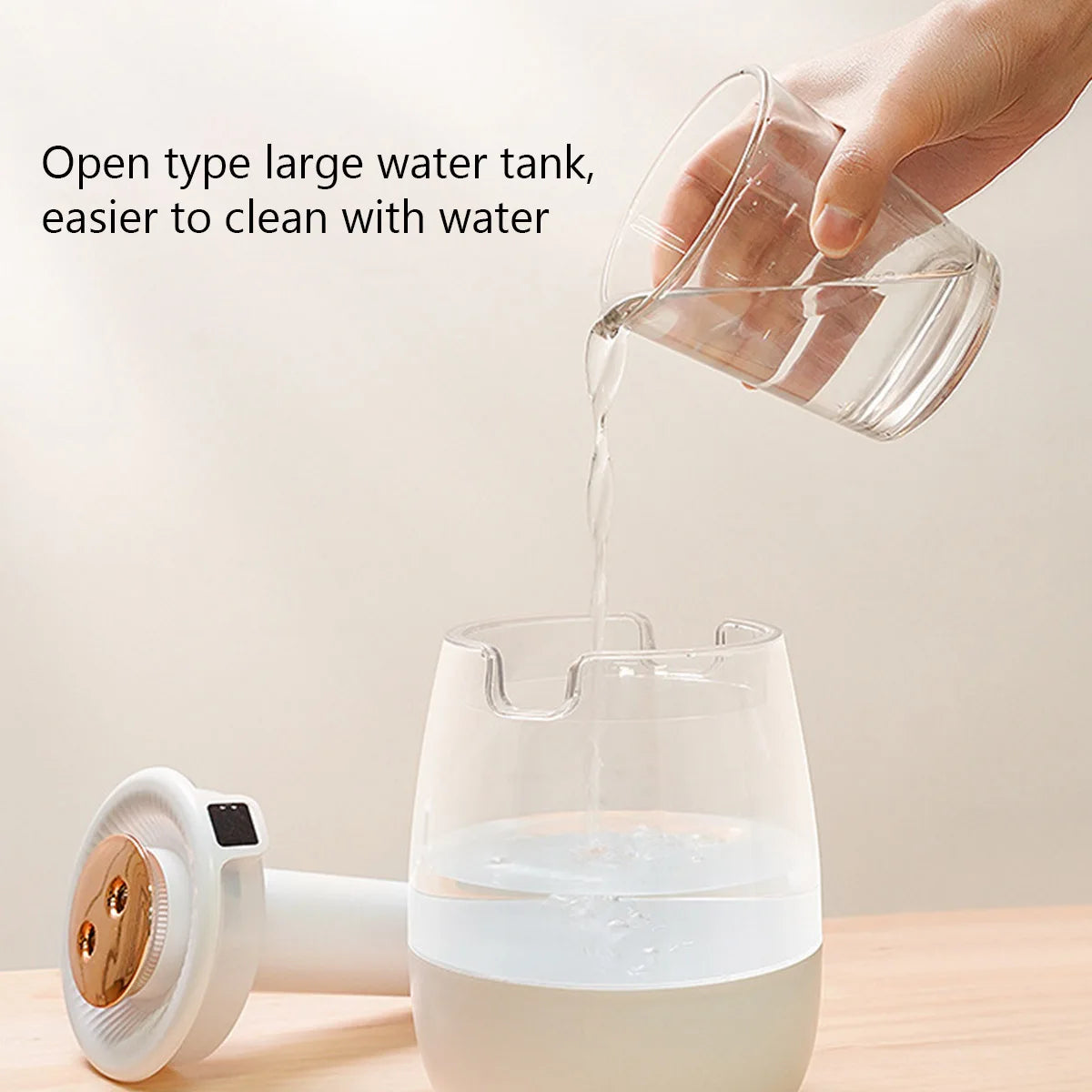 1300ML USB Air Humidifier – Double Spray Mist Aroma Diffuser Large Capacity Essential Oil
