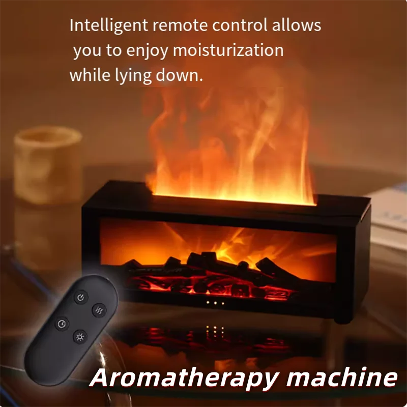 Flame Aroma Diffuser – Relaxing LED Humidifier with Remote Control creative atmosphere aromatherapy machine