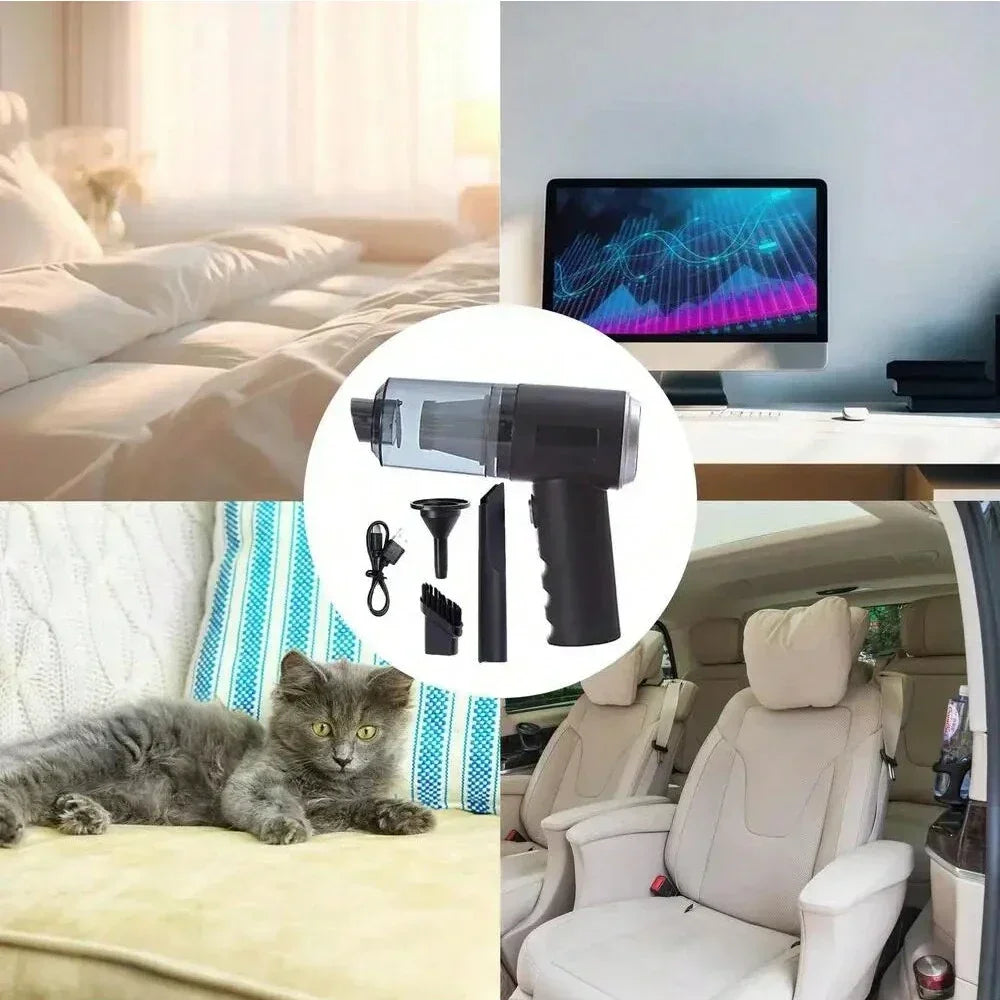 Wireless Handheld Vacuum Cleaner – Powerful Cleaning for Home & Car
