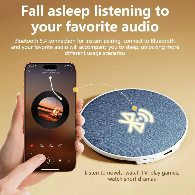 Bluetooth Pillow Speaker – Wireless Sleep Audio for Comfortable Night Listening