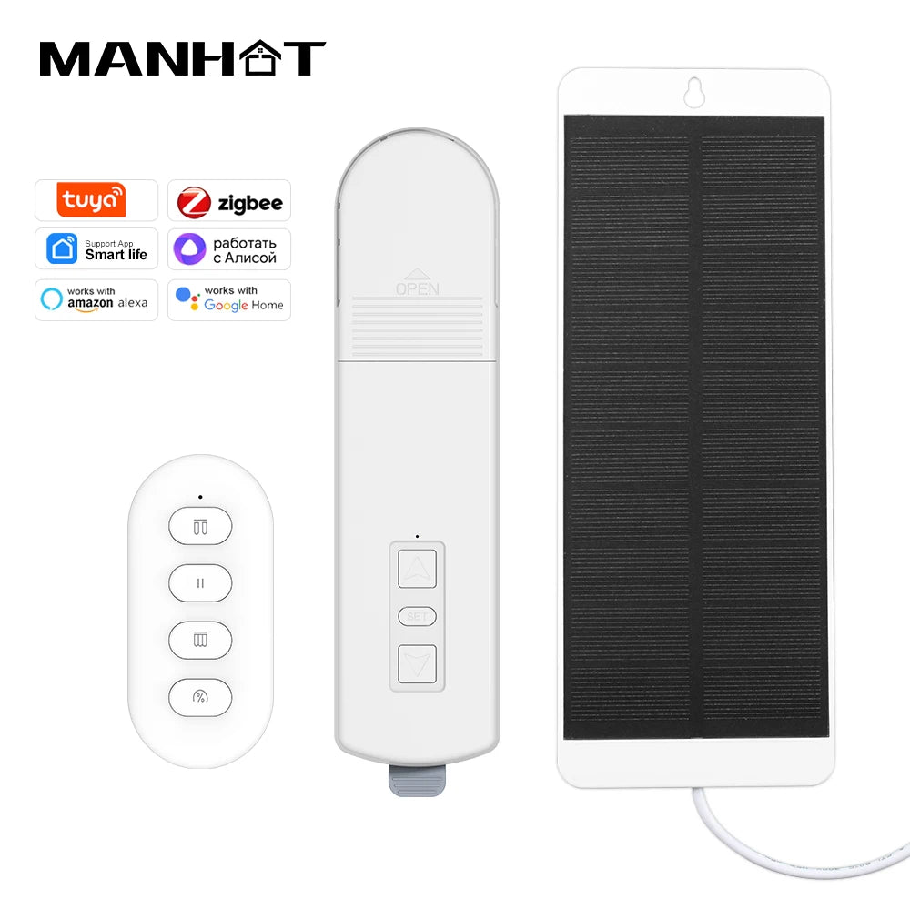 Smart Curtain Motor – Zigbee Automated Blinds with App & Voice Control