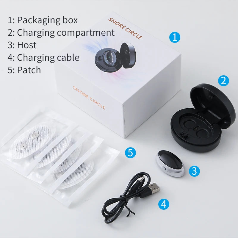 Smart Anti-Snoring Device – Dual Pulse Sleep Aid for Better Breathing