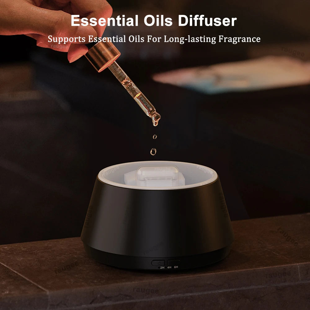 Air Humidifier Mini Flame Effect Aroma Diffuser – USB Humidifier with LED Night Light