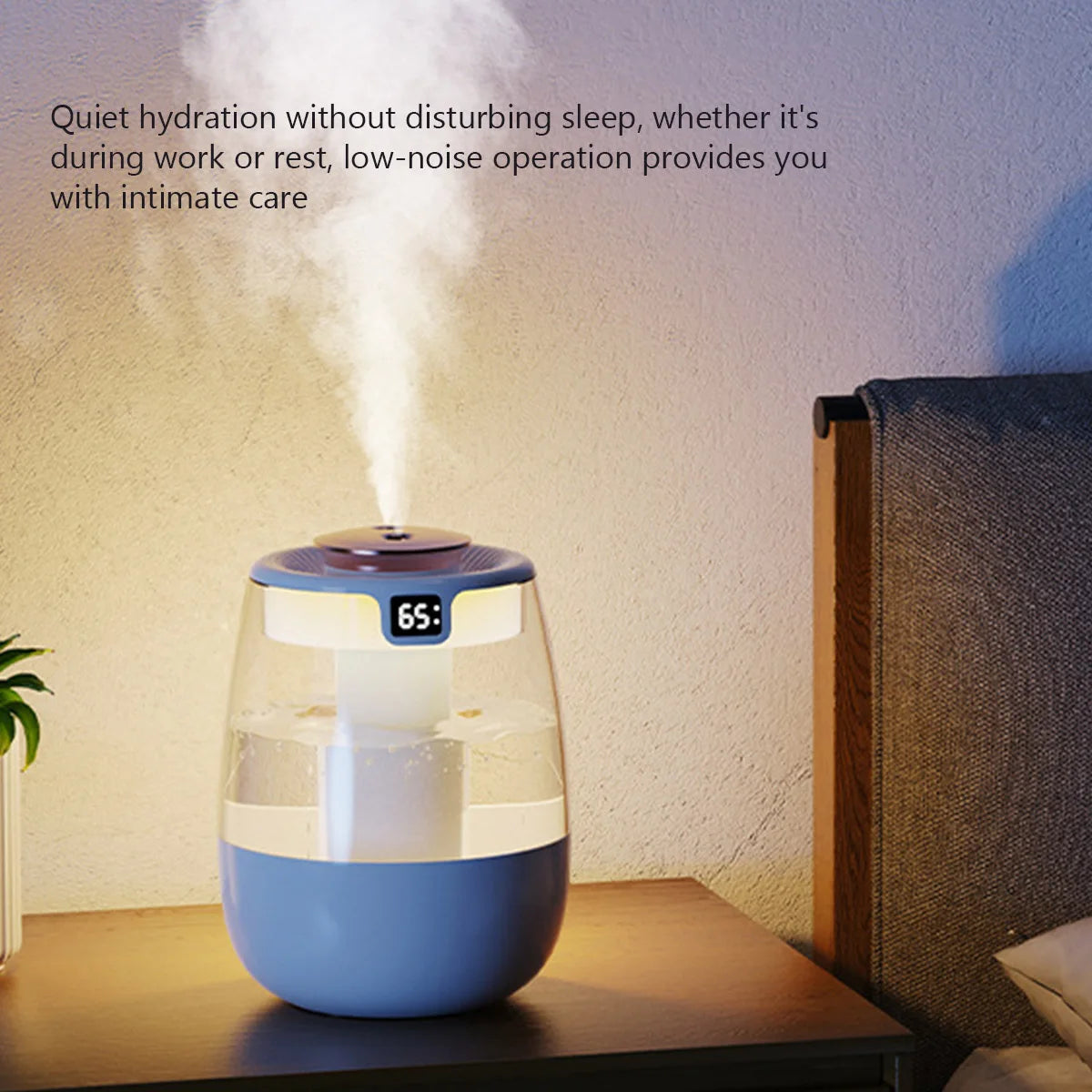 1300ML USB Air Humidifier – Double Spray Mist Aroma Diffuser Large Capacity Essential Oil