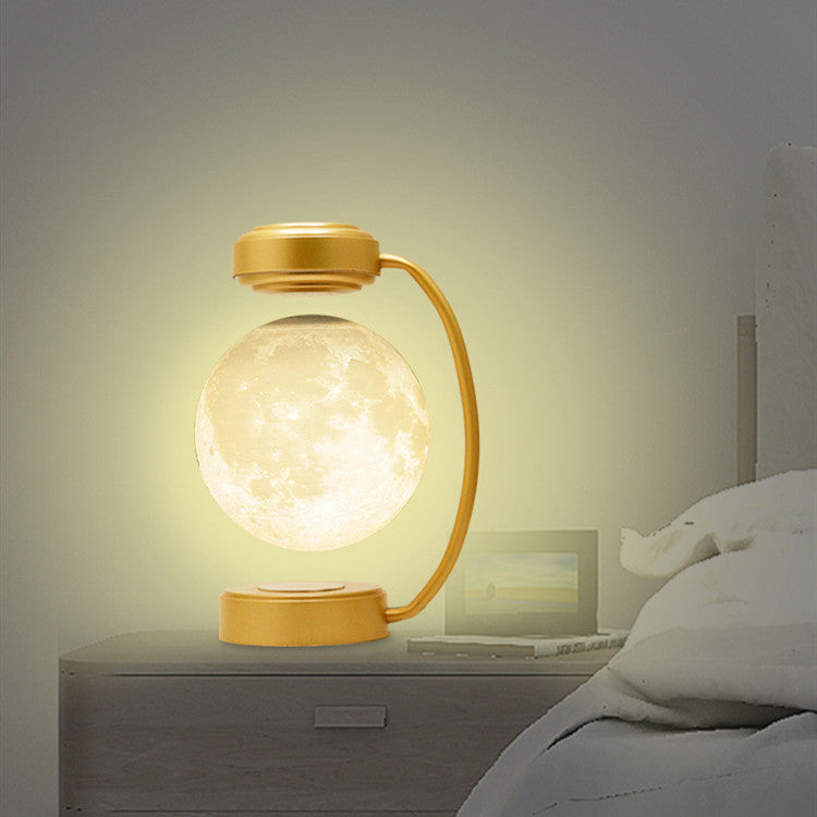3D Floating Moon Lamp – Magnetic Levitating LED Night Light